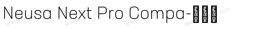 Neusa Next Pro Compa字体转换